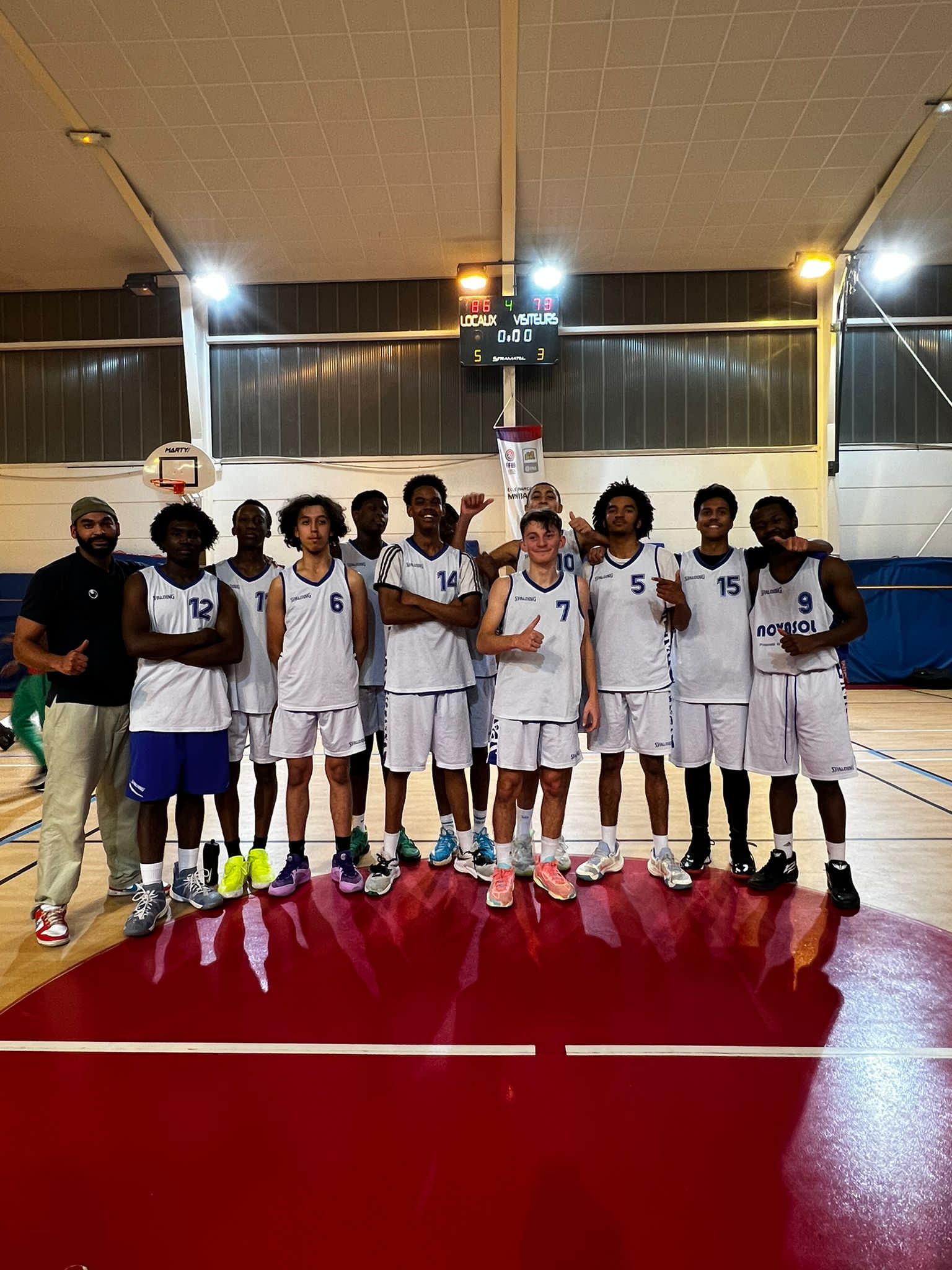 Victoire U20 contre Chilly : 86-73